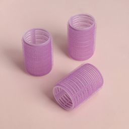 Бигуди Липучка, d = 4 см, 6 см, 3 шт, цвет МИКС