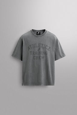 CAMISETA ALGOD?N TRAINING / Gris antracita - Zara фото 10
