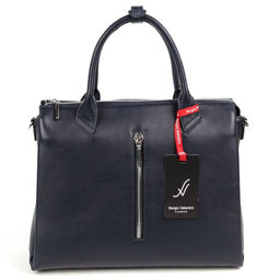 Женская кожаная сумка Sergio Valentini SV-SZ-702A Нави фото 2