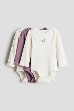 Pack de 3 bodies de punto con estampado - H&m фото 3