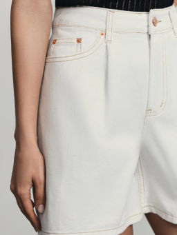 Джинсовые шорты со складками / Zarina фото 6