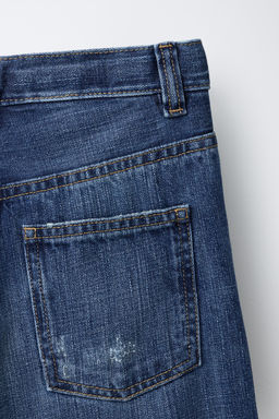 LOOSE FIT JEANS WITH SELVEDGE TURN-UP HEM - Zara фото 11