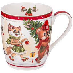 КРУЖКА LEFARD С НОВЫМ ГОДОМ! 300 МЛ КРАСНАЯ  фото 2