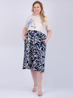 Платье "Делия 5" ирис, трикотаж