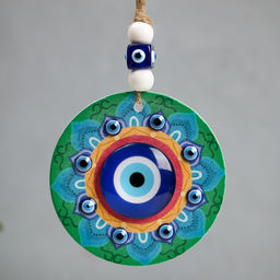 Подвеска от сглаза «От сглаза. Цветок-мандала», 14×8×1.5 см