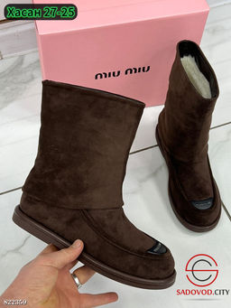 Ботинки женские с шерстью внутри