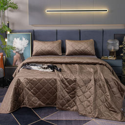 Велюровое покрывало ромб OVF041 240*260