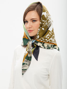 Платок жен. шелк 90х90 B04-8301-15