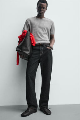 CAMISETA ESTRUCTURA WAFFLE / Gris vigor? - Zara фото 5