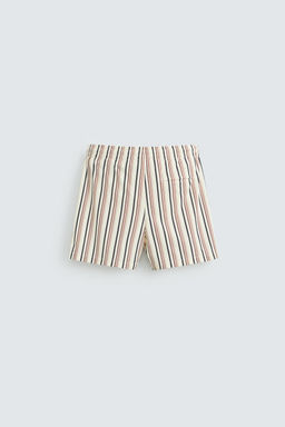 STRIPED MID-LENGTH SWIMMING TRUNKS - Zara фото 2