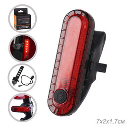 Фонарь задний COMIRON TA11 корпус: ABS, свет: 5COB LED, 50lm, 330mAh, 5 режимов, USB-micro, OPP /уп 25/300/100 - ГалеонТрейд фото 4
