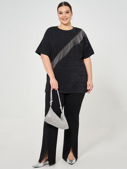 Футболка 0087-26 черный кристалл