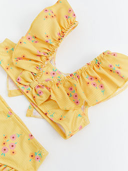 ?i?ekli K?z Bebek Bikini Tak?m?