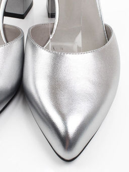 06-A71A-82MT GREY/SILVER Туфли женские (натуральная кожа)