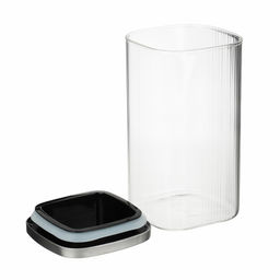 Банка для хранения 1400мл, 18*10см, с мет.крышкой,стекло VETTA Рельеф арт. 828-326 - Полимербыт фото 4