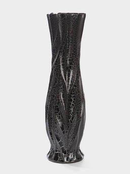 Ваза напольная керамика "Балфри" талия, 60х15 см, чёрный