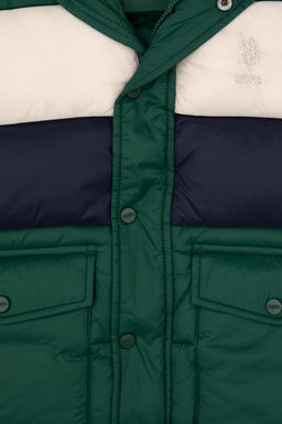 Erkek _ocuk Koyu Ye_il Yelek Sepette S_rpriz _ndirim - U.s. polo assn фото 4
