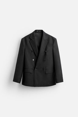 DOUBLE-BREASTED SUIT BLAZER - Zara фото 7
