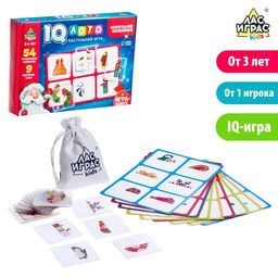 Настольная игра Умное лото. Новогодние половинки, от 1 игрока, 3+
