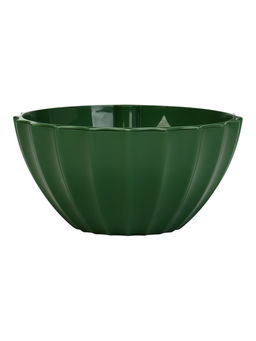 Кашпо со вставкой 3,4л d25см h12см Ракушка, цвет  малахит