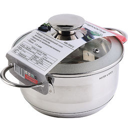 30972 Кастрюля с крышкой 1,4 л 16см нерж/ст MB (х8) - Mayer&boch фото 4