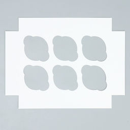 Цена за 3 шт. Коробка для капкейков двусторонняя «Мечты сбудутся в Новый год», 25×17×10 см