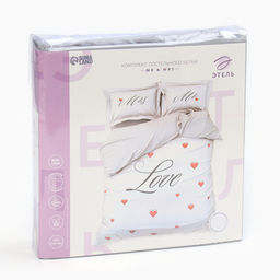 Постельное бельё Этель евро Mr&Mrs 200*215 см,240*215 см,50*70+4 см - 2 шт  фото 11