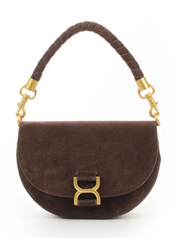 LACCOMA сумка АУ4864Ф-коричневый натуральная замша хлопок