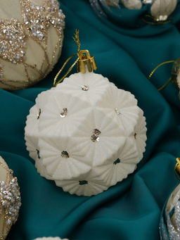 Ёлочные игрушки Флурри, шары новогодние, d=8 см, 9 шт. - Зимнее волшебство фото 2