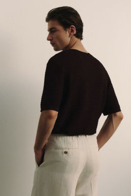 Camiseta de punto Slim Fit - H&m фото 5