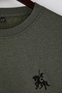 TRENDYOL MAN Antrasit Melanj Oversize/Genis Kesim Uzun Kol Hayvan Nak?sl? Sweatshirt TMNAW24SW00164 - Trendyolmilla фото 40