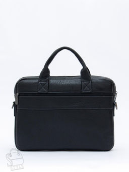 Портфель мужской кожаный 0991Z black Zinimsk