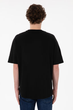 Erkek Long Fit Bisiklet Yaka Siyah Basic Ti__rt Sepette S_rpriz _ndirim - U.s. polo assn фото 6