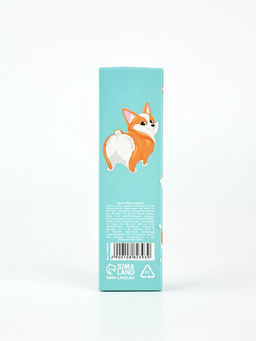 Цена за 10 шт. Ручка пластик пиши-стирай с колпачком "Корги", синяя паста, гелевая 0,5 мм