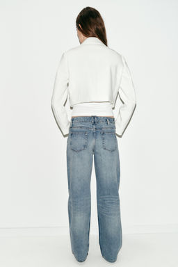 BLAZER CORTA BOLSILLOS / Crudo - Zara фото 6
