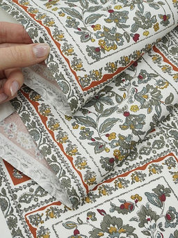 Сатин Асмина цв.т.оранжево-коричневый, ш.1.6м, хлопок-100%, 110гр/м.кв - Купава фото 6