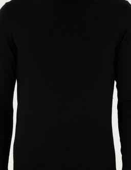 Черный базовый свитер узкого кроя - Cacharel фото 6