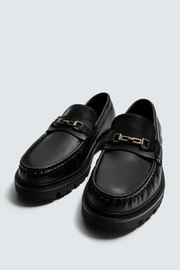 LOAFERS WITH METAL APPLIQU_ - Zara фото 7