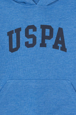 Базовый свитшот для мальчика кобальтово-синего цвета Неожиданная скидка в корзине - U.s. polo assn фото 3