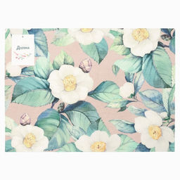 Салфетка на стол «Доляна. Камелия», ПВХ, 40×29 см