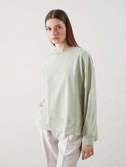 Bisiklet Yaka Kad?n Sweatshirt