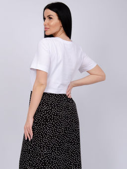 Платье "Виттория 3" горох, вискоза/кулирка (М)