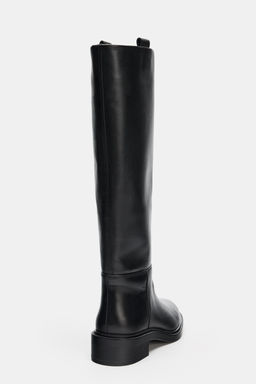 LEATHER RIDING BOOT - Zara фото 4
