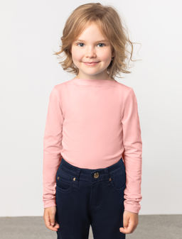 VILATTE / Джемпер из премиального хлопка с эластаном для девочки  фото 6