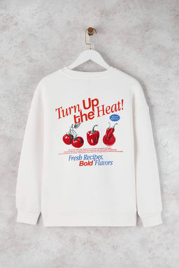 Teen Ekru Orme Sweatshirt TWOAW26SW00188 - Trendyolmilla фото 4