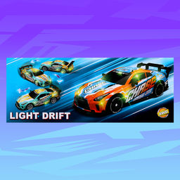 Машина Дрифт, радиоуправляемая, сменные колёса, световые эффекты, работает от аккумулятора - Simaland фото 15