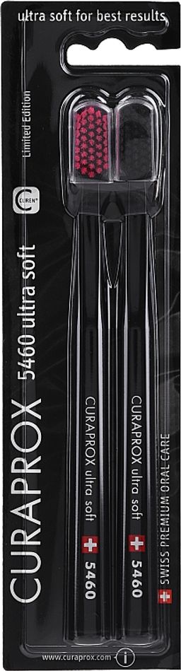 Набор зубных щеток Black Is White черная,черная Курапрокс (Curaproх) CS5460