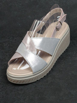 08-EDT60651-20B100M WHITE/GREY Босоножки (натуральная кожа) - Фабричный китай фото 5