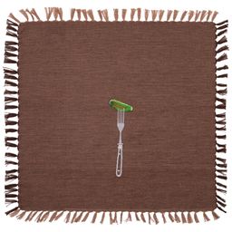 КОМПЛЕКТ САЛФЕТОК ИЗ 4-Х ШТ 40Х40СМ БОН АППЕТИТ,КОРИЧ+БИРЮЗА, 100 - Lefard фото 6