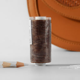 Нитки вощёные, плоские, 150D/16, 0.8 мм, 50±2 м, светло-коричневые